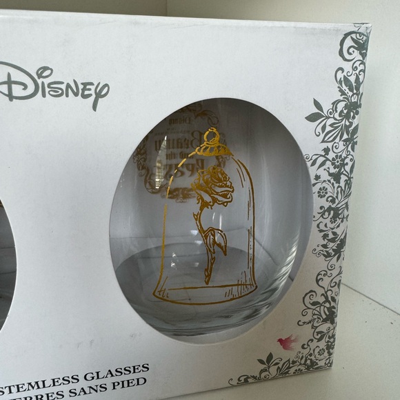 Disney Collection Beauty and the Beast Wine Glasses - Picture 3 of 4